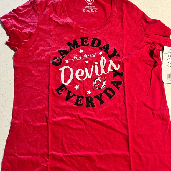 Devils-NJ Devils Female TSHIRT NHL Hockey Game Day T-Shirt, NWT, XL - Picture 8 of 8